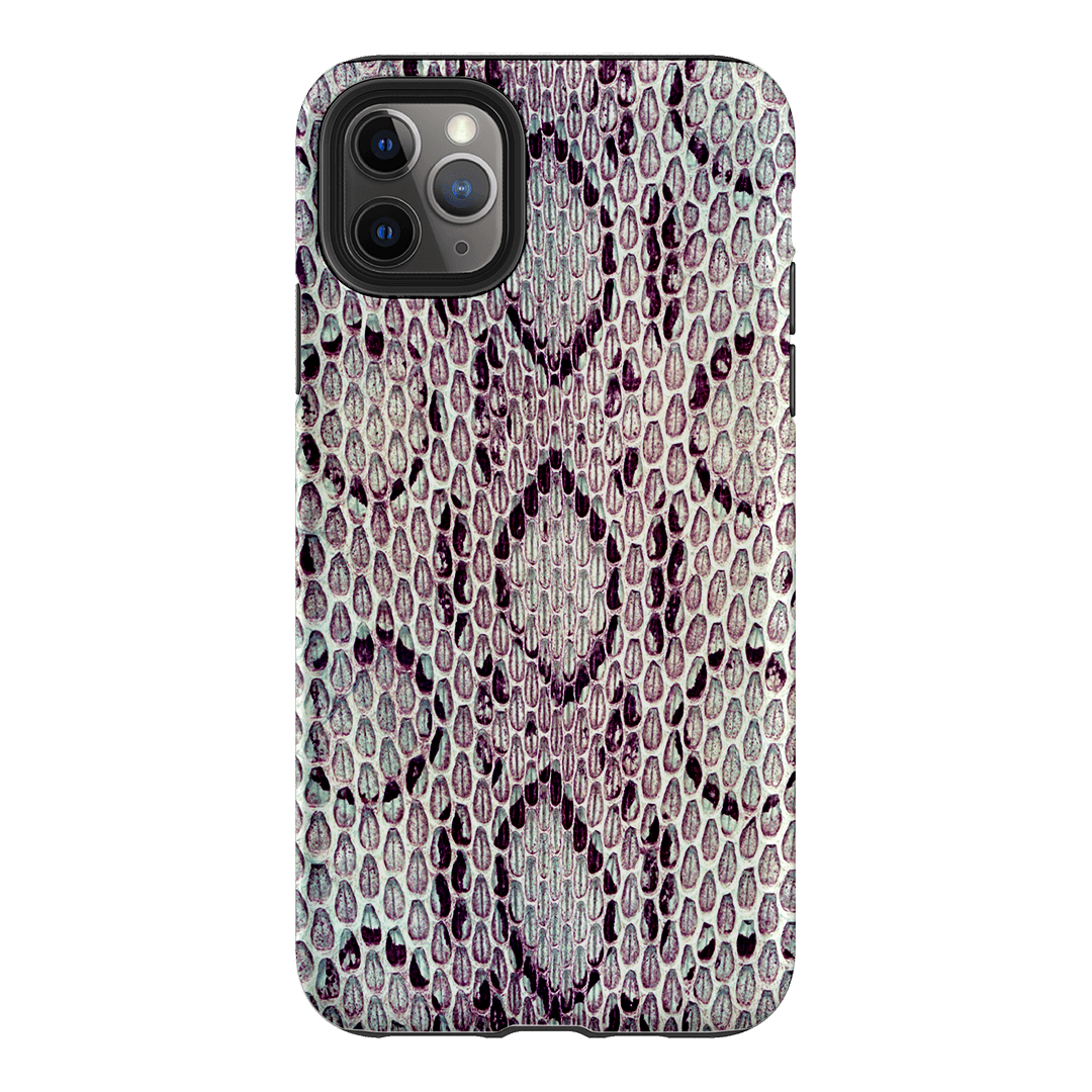 Plum Python Printed Phone Cases iPhone 11 Pro Max / Armoured by The Dairy - The Dairy