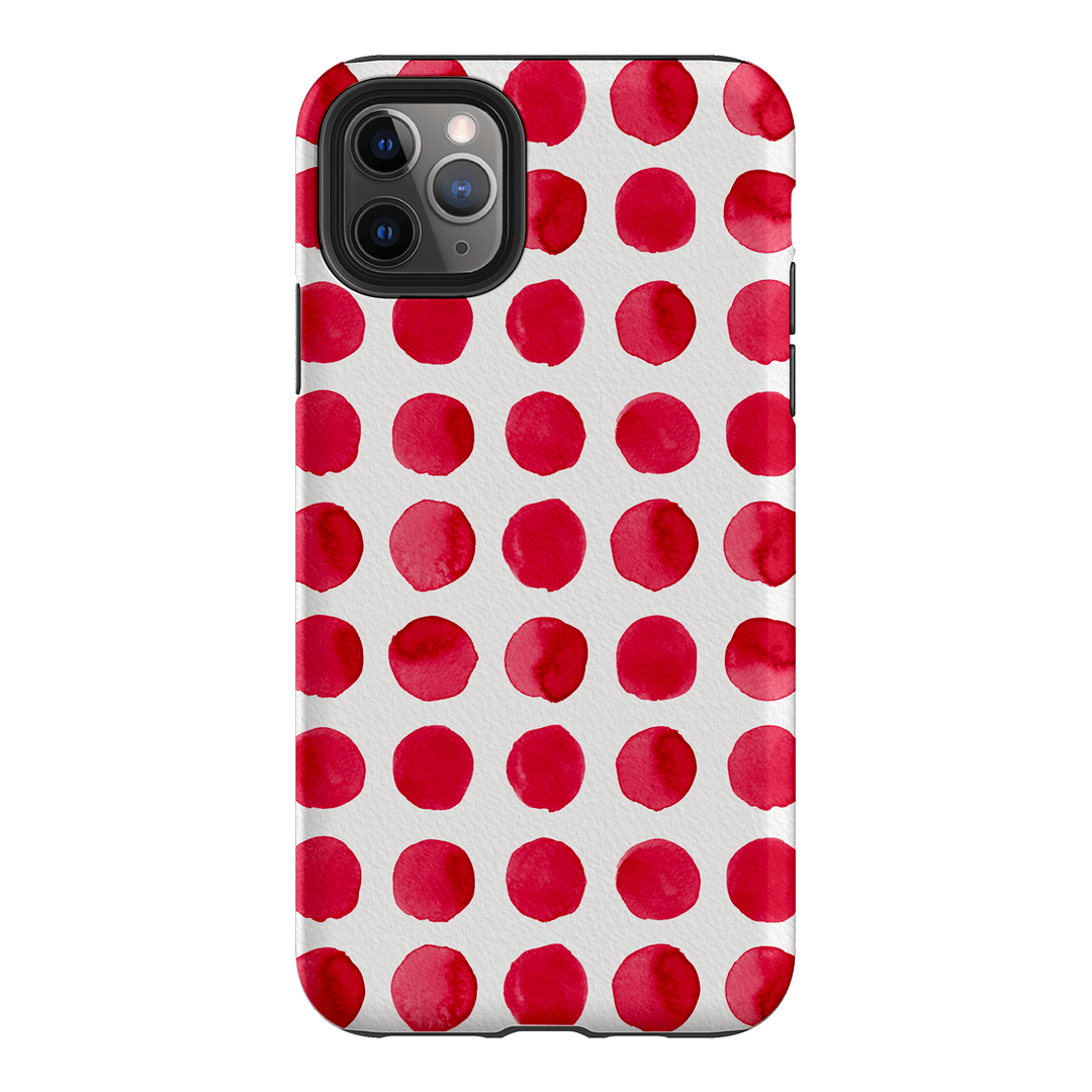 Spots in Red Printed Phone Cases by The Dairy - The Dairy