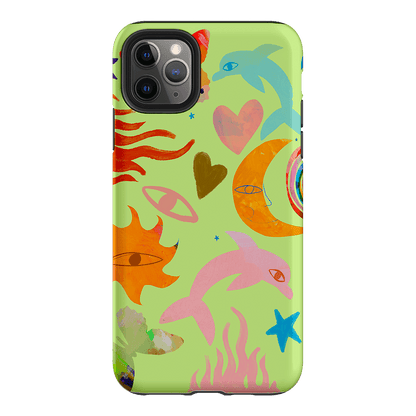 Tattoos Green Printed Phone Cases iPhone 11 Pro Max / Armoured by Kate Eliza - The Dairy