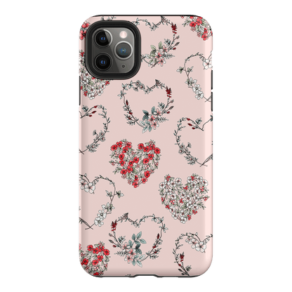 Wild Heart Wreath Printed Phone Cases iPhone 11 Pro Max / Armoured by Typoflora - The Dairy