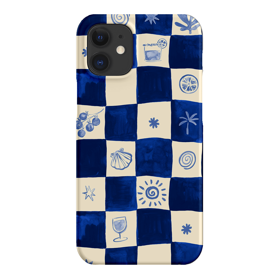 Afternoon Mezze Azure Printed Phone Cases iPhone 12 / Snap by Charlie Taylor - The Dairy