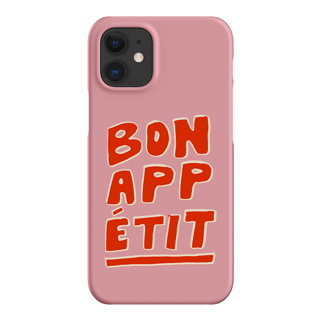 Bon Appetit Pink Printed Phone Cases iPhone 12 / Snap by The Dairy - The Dairy