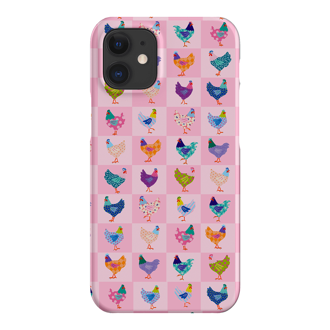 Checkered Chickens Printed Phone Cases iPhone 12 / Snap by Kayla Henley - The Dairy