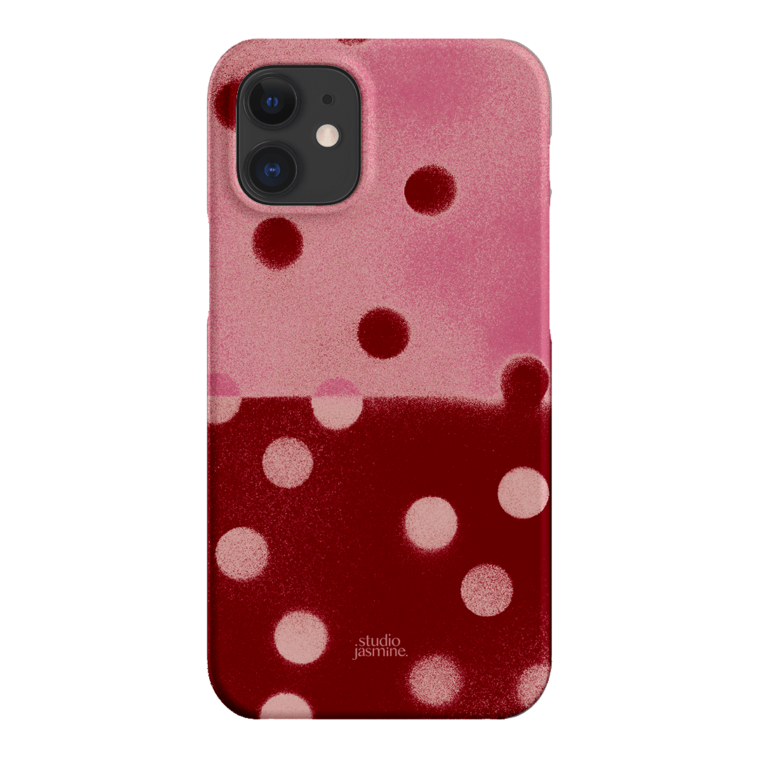 Cherry Polka Dot Printed Phone Cases iPhone 12 / Snap by Jasmine Dowling - The Dairy