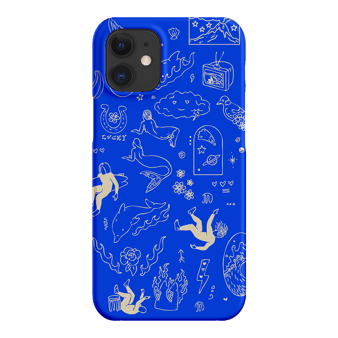 Easty Flash Blue Printed Phone Cases iPhone 12 / Snap by Easty Beasty - The Dairy