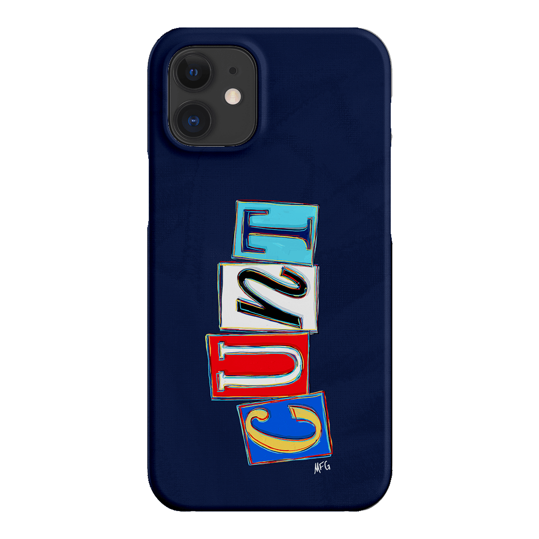 Lil Cnts Blue Printed Phone Cases iPhone 12 / Snap by Margarbs Art - The Dairy