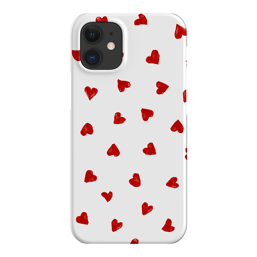 Love Hearts Printed Phone Cases iPhone 12 / Snap by Oak Meadow - The Dairy