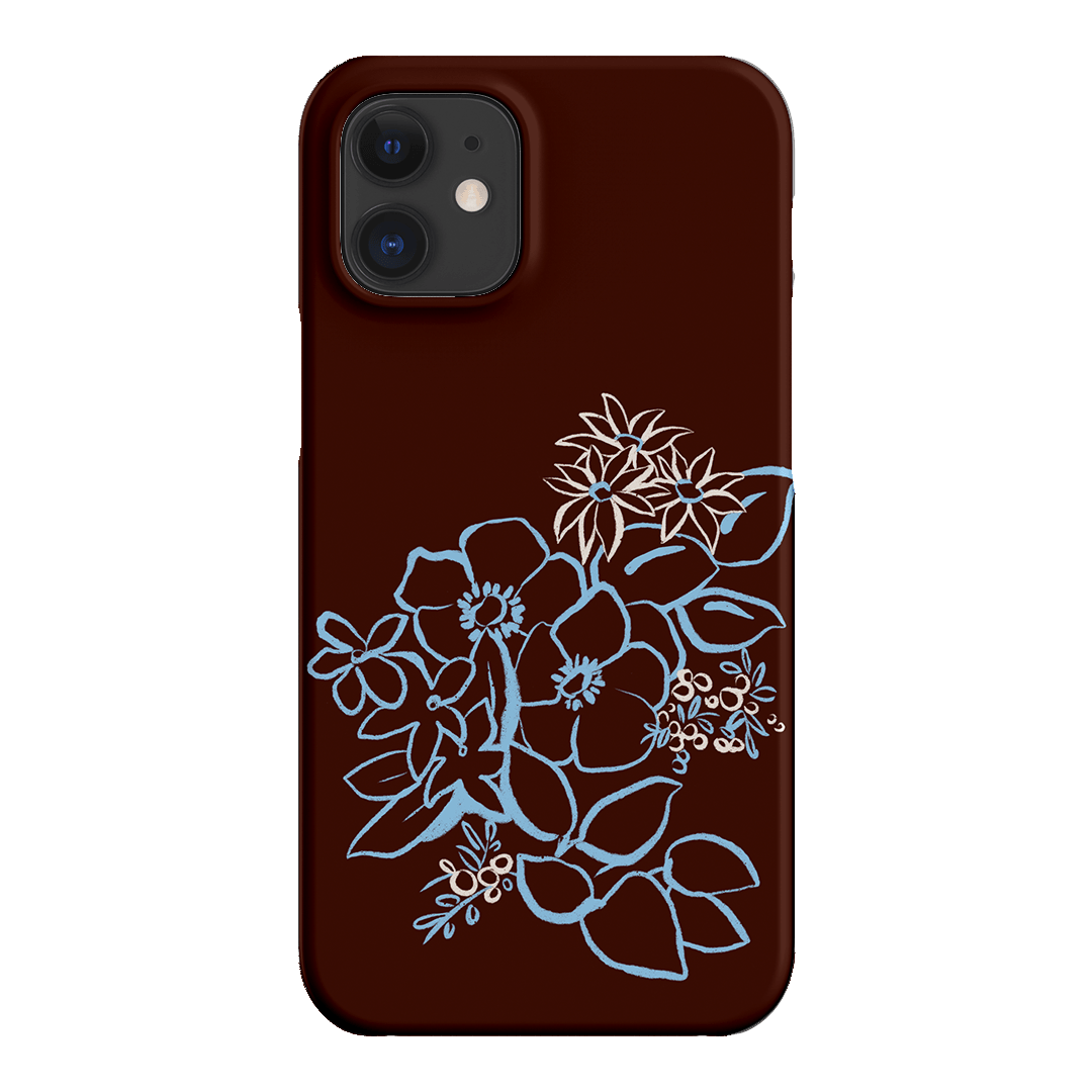 Mocha Posy Printed Phone Cases iPhone 12 / Snap by Typoflora - The Dairy