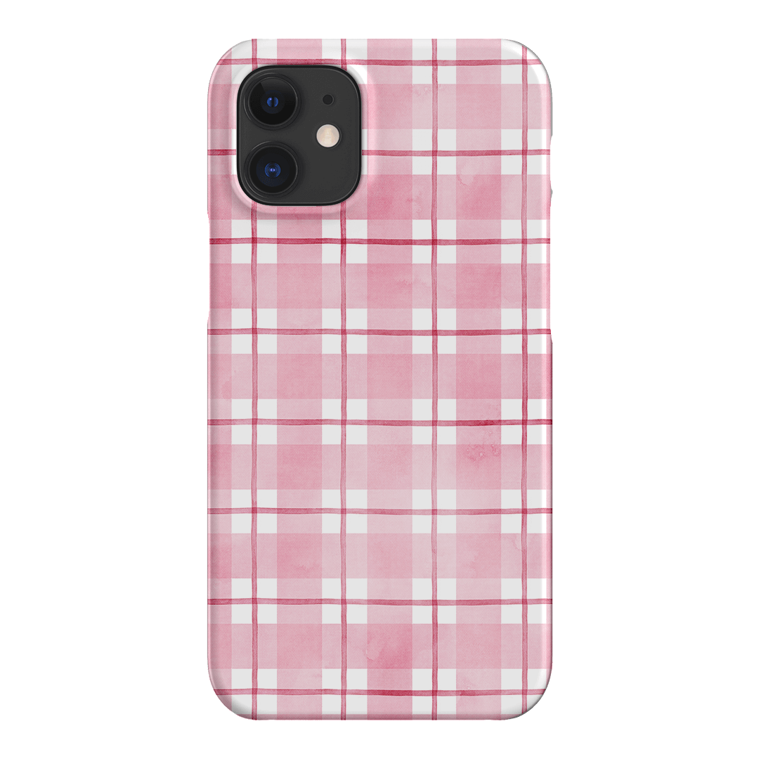 Musk Checker Printed Phone Cases iPhone 12 / Snap by Oak Meadow - The Dairy