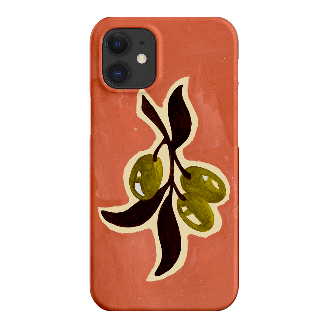 Olives Mediterranean Pattern Cute Phone Case Olives Mediterranean Pattern Cute Phone Case
