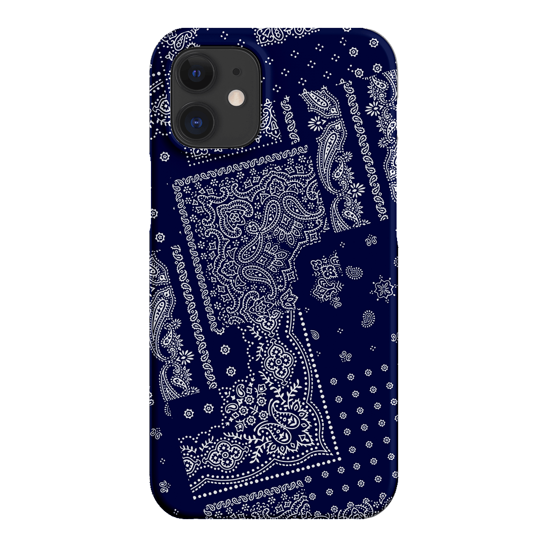 Paisley Indigo Printed Phone Cases iPhone 12 / Snap by The Dairy - The Dairy
