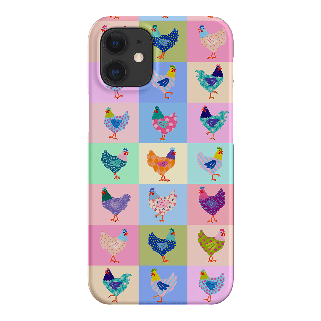 Pastel Chickens Printed Phone Cases iPhone 12 / Snap by Kayla Henley - The Dairy
