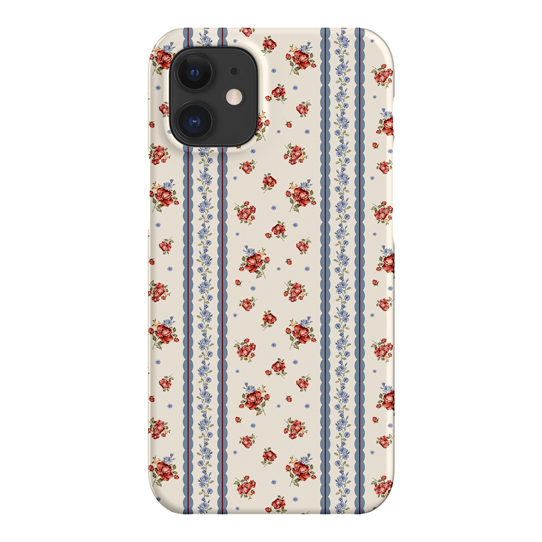 Rose Stripe Printed Phone Cases iPhone 12 / Snap by Kasiags Art - The Dairy