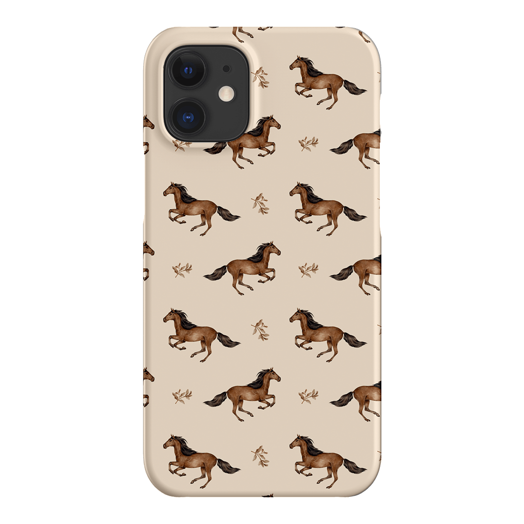 Running Horse Printed Phone Cases iPhone 12 / Snap by Kasiags Art - The Dairy
