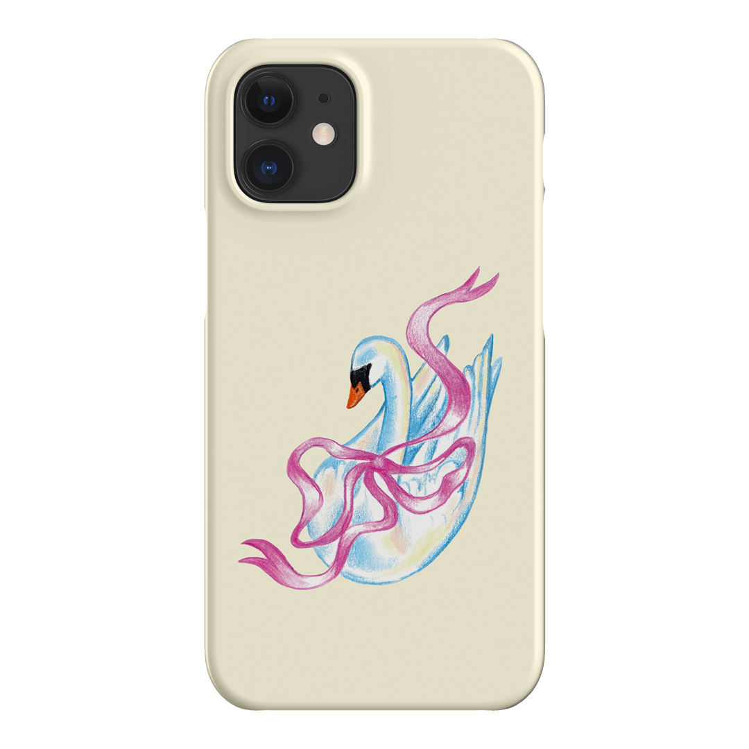 Satin Swan Printed Phone Cases iPhone 12 / Snap by Femke Studio - The Dairy