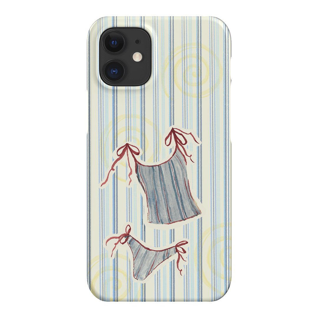Stripe Tankini Printed Phone Cases iPhone 12 / Snap by Kayla Carr - The Dairy