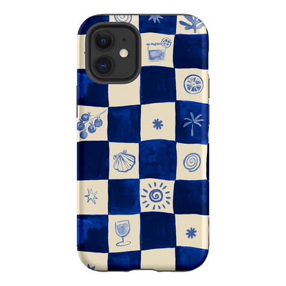 Afternoon Mezze Azure Printed Phone Cases iPhone 12 / Armoured by Charlie Taylor - The Dairy