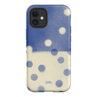 Bleu Polka Dot Printed Phone Cases iPhone 12 / Armoured by Jasmine Dowling - The Dairy