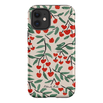Cherry Love Printed Phone Cases iPhone 12 / Armoured by Phthalo Ruth - The Dairy