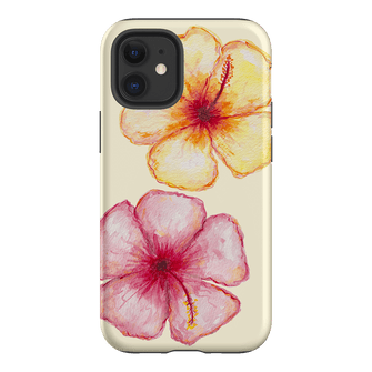 Hibiscus Flower Yellow Printed Phone Cases iPhone 12 / Armoured by BG. Studio - The Dairy