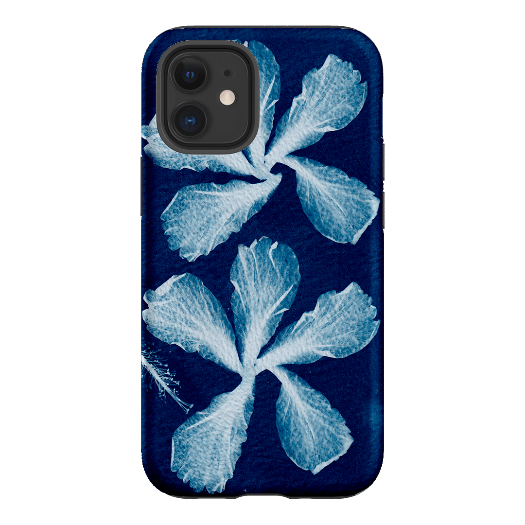 Hibiscus Cyanotype Printed Phone Cases iPhone 12 / Armoured by Sally Hungerford - The Dairy