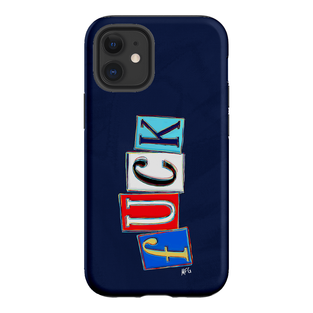 Lil Fcks Blue Printed Phone Cases iPhone 12 / Armoured by Margarbs Art - The Dairy