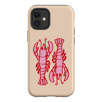 Lobster Love Peach Printed Phone Cases iPhone 12 / Armoured by The Dairy - The Dairy