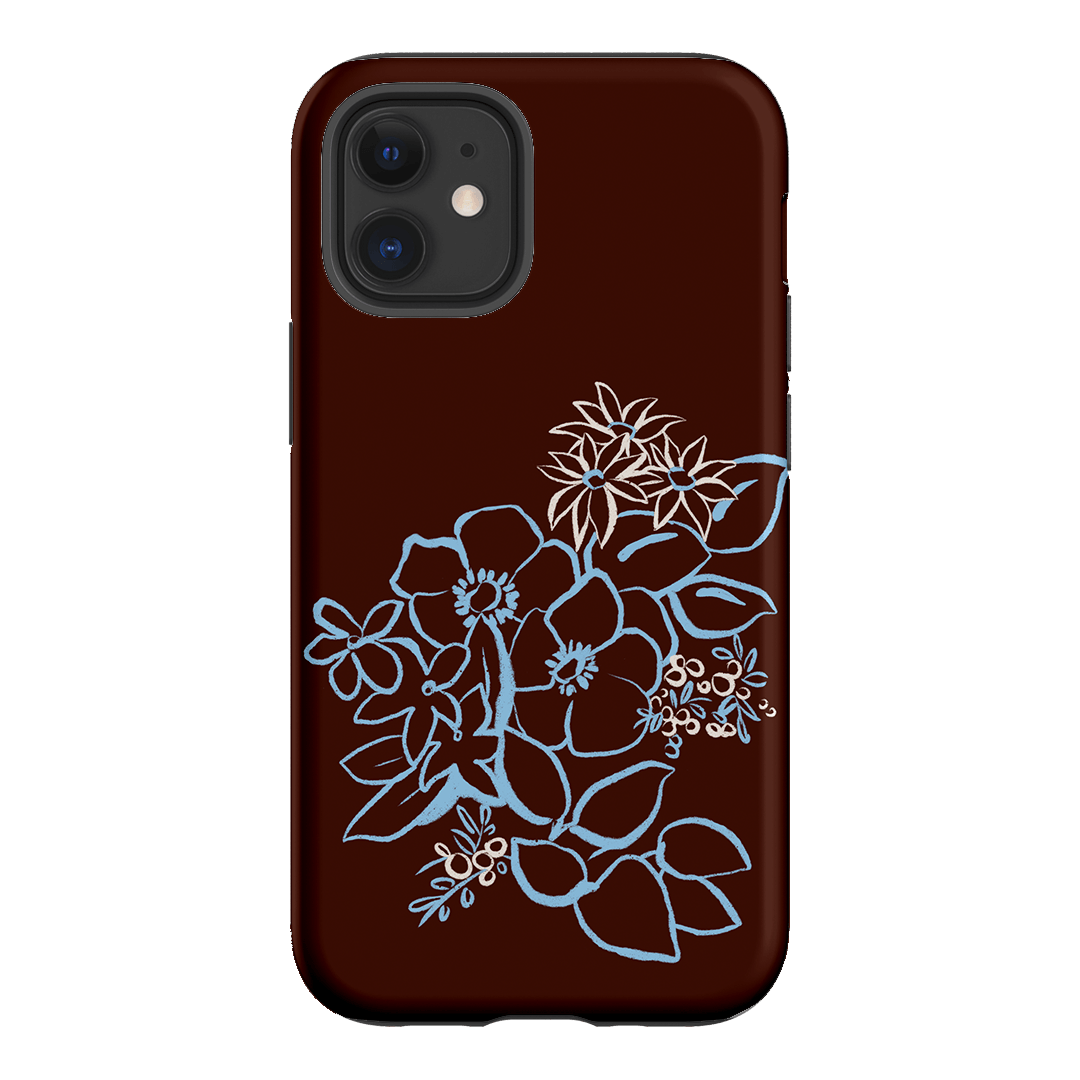 Mocha Posy Printed Phone Cases iPhone 12 / Armoured by Typoflora - The Dairy