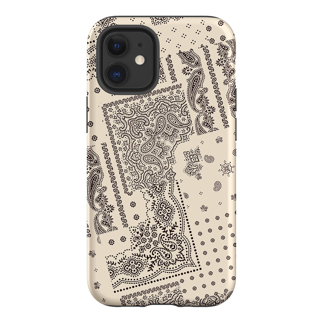 Paisley Ecru Printed Phone Cases iPhone 12 / Armoured by The Dairy - The Dairy
