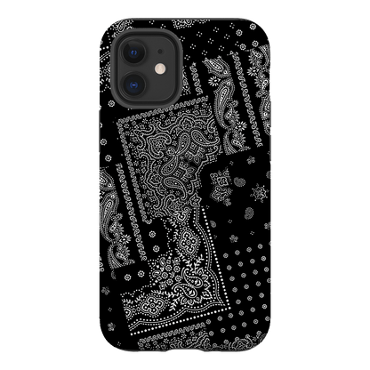 Paisley Noir Printed Phone Cases iPhone 12 / Armoured by The Dairy - The Dairy