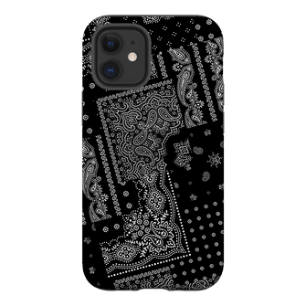 Paisley Noir Printed Phone Cases iPhone 12 / Armoured by The Dairy - The Dairy