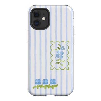 Patchwork Blue Printed Phone Cases iPhone 12 / Armoured by Kayla Carr - The Dairy