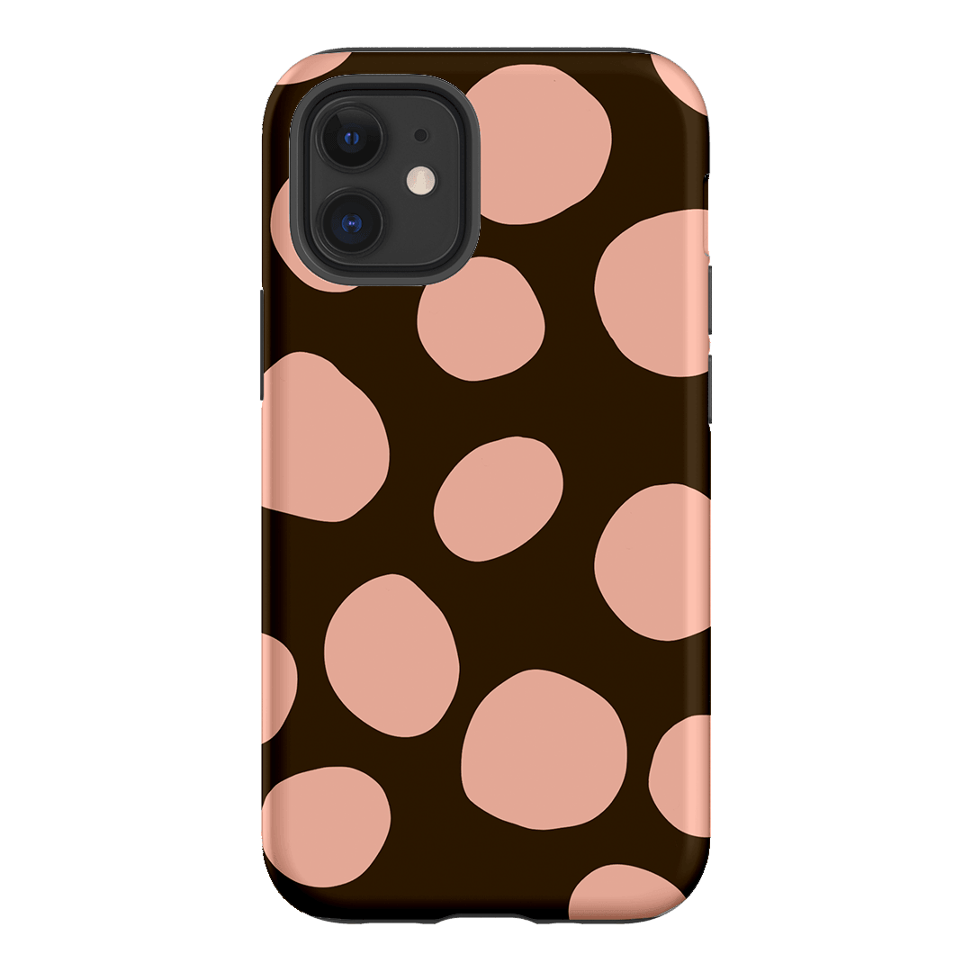 Pebbles Chocolate Pink Printed Phone Cases iPhone 12 / Armoured by Veronica Tucker - The Dairy
