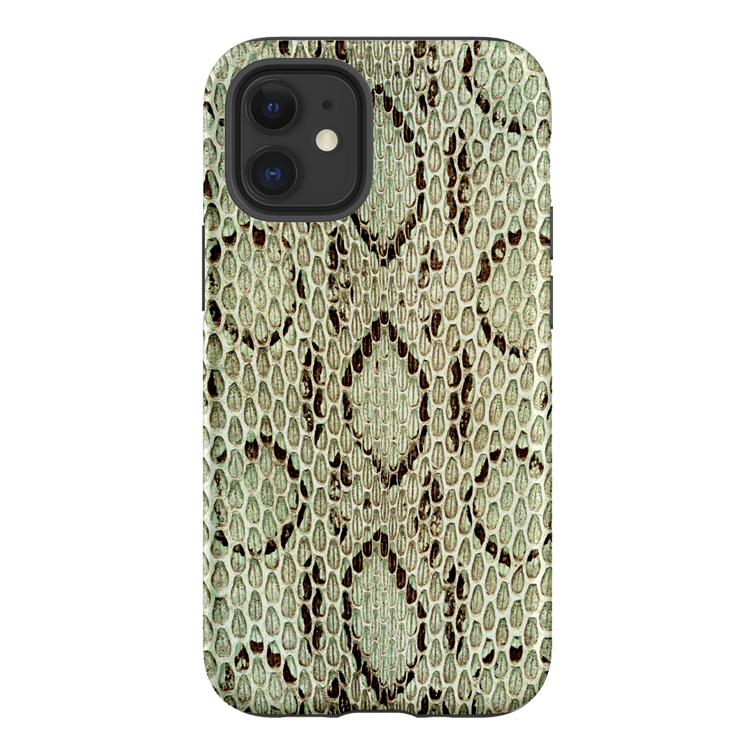 Pistachio Python Printed Phone Cases iPhone 12 / Armoured by The Dairy - The Dairy