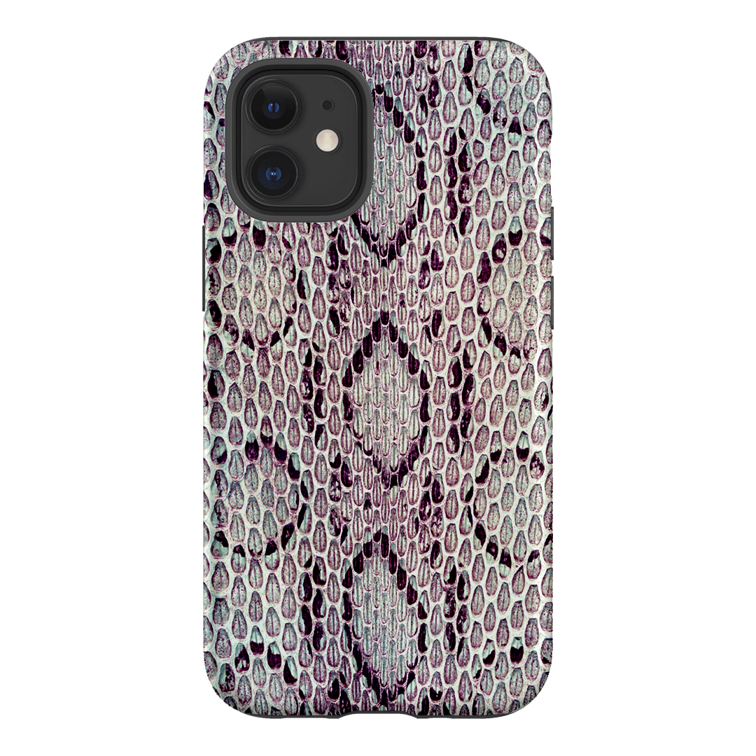 Plum Python Printed Phone Cases iPhone 12 / Armoured by The Dairy - The Dairy