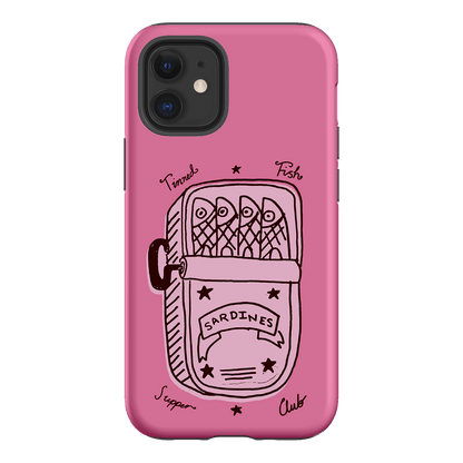 Sardine Social Pink Printed Phone Cases iPhone 12 / Armoured by The Dairy - The Dairy