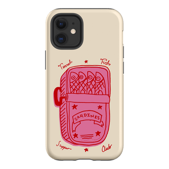 Sardine Social Red Printed Phone Cases iPhone 12 / Armoured by The Dairy - The Dairy