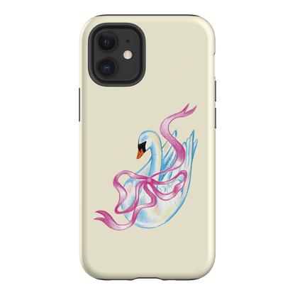 Satin Swan Printed Phone Cases iPhone 12 / Armoured by Femke Studio - The Dairy