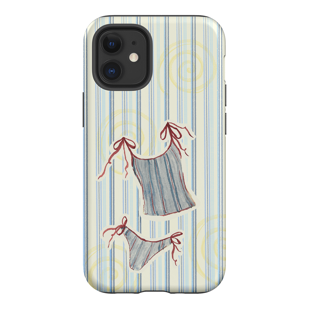 Stripe Tankini Printed Phone Cases iPhone 12 / Armoured by Kayla Carr - The Dairy