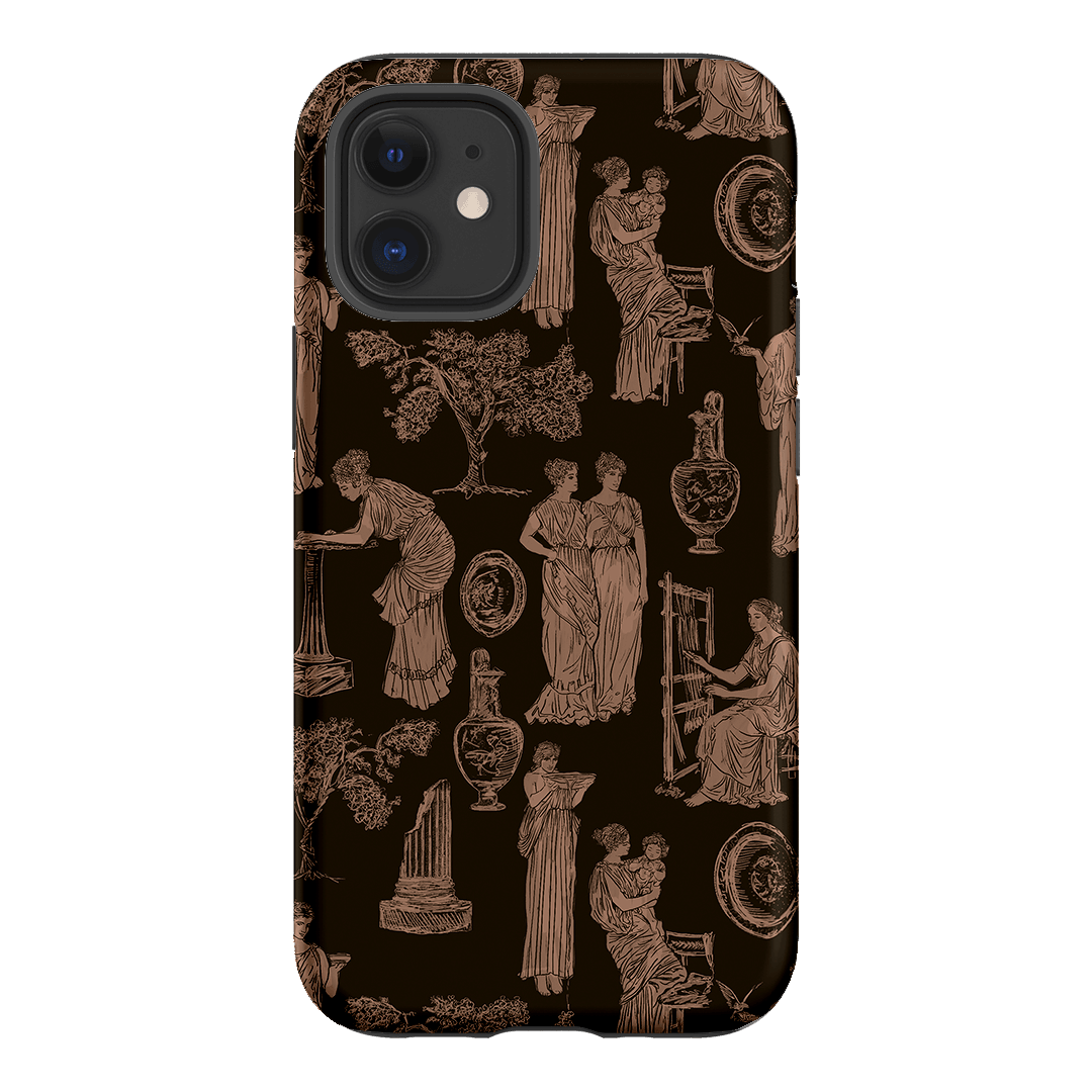 Symposium Burnt Umber Printed Phone Cases iPhone 12 / Armoured by Veronica Tucker - The Dairy