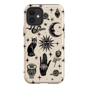 Astro Flash Beige Printed Phone Cases by Veronica Tucker - The Dairy