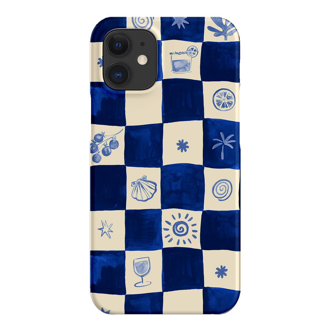 Afternoon Mezze Azure Printed Phone Cases iPhone 12 Mini / Snap by Charlie Taylor - The Dairy