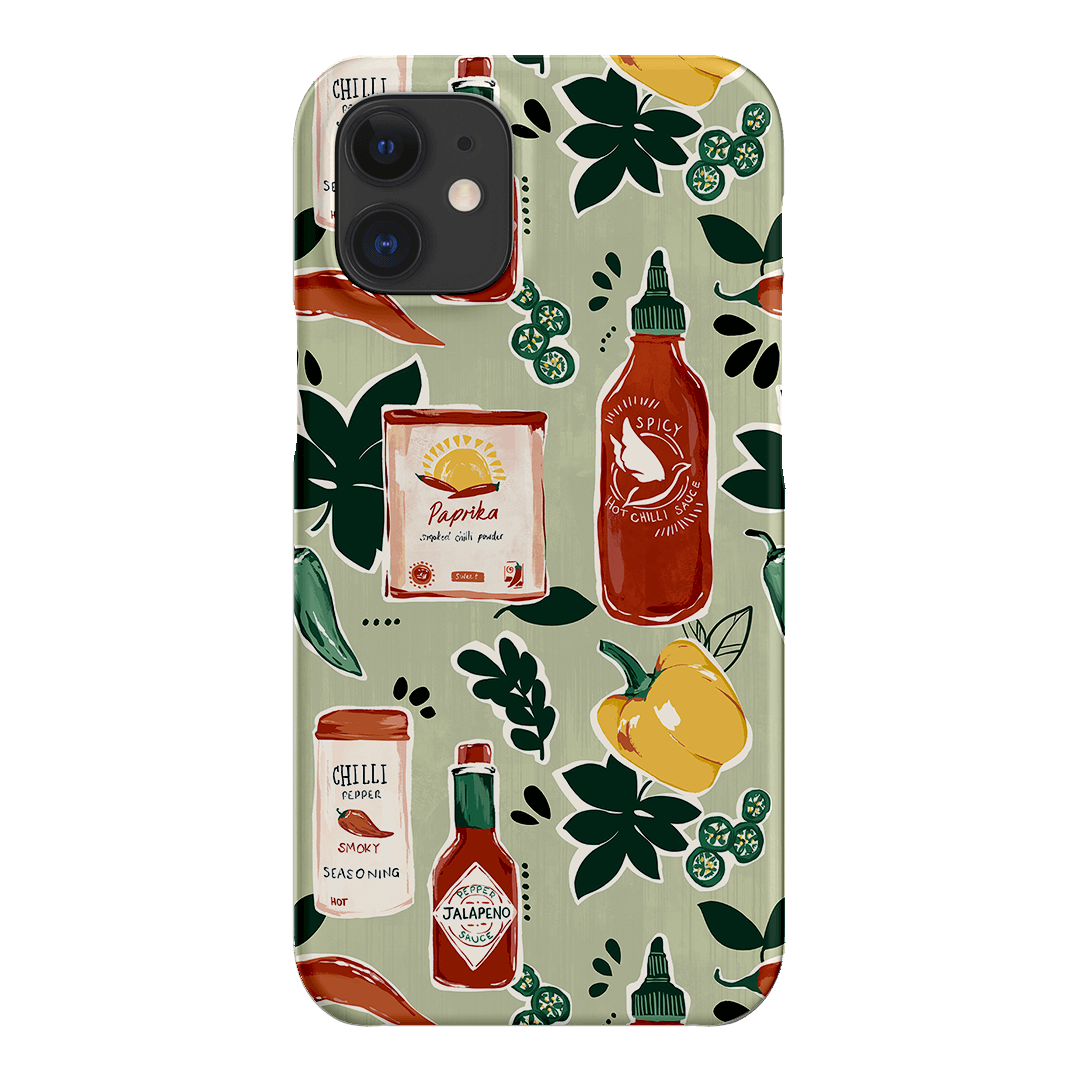 Chilli Pepper Printed Phone Cases iPhone 12 Mini / Snap by Charlie Taylor - The Dairy