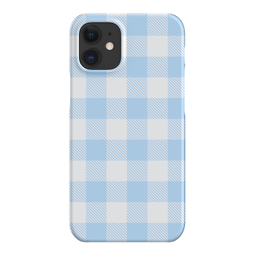 Cloud Plaid Printed Phone Cases iPhone 12 Mini / Snap by The Dairy - The Dairy
