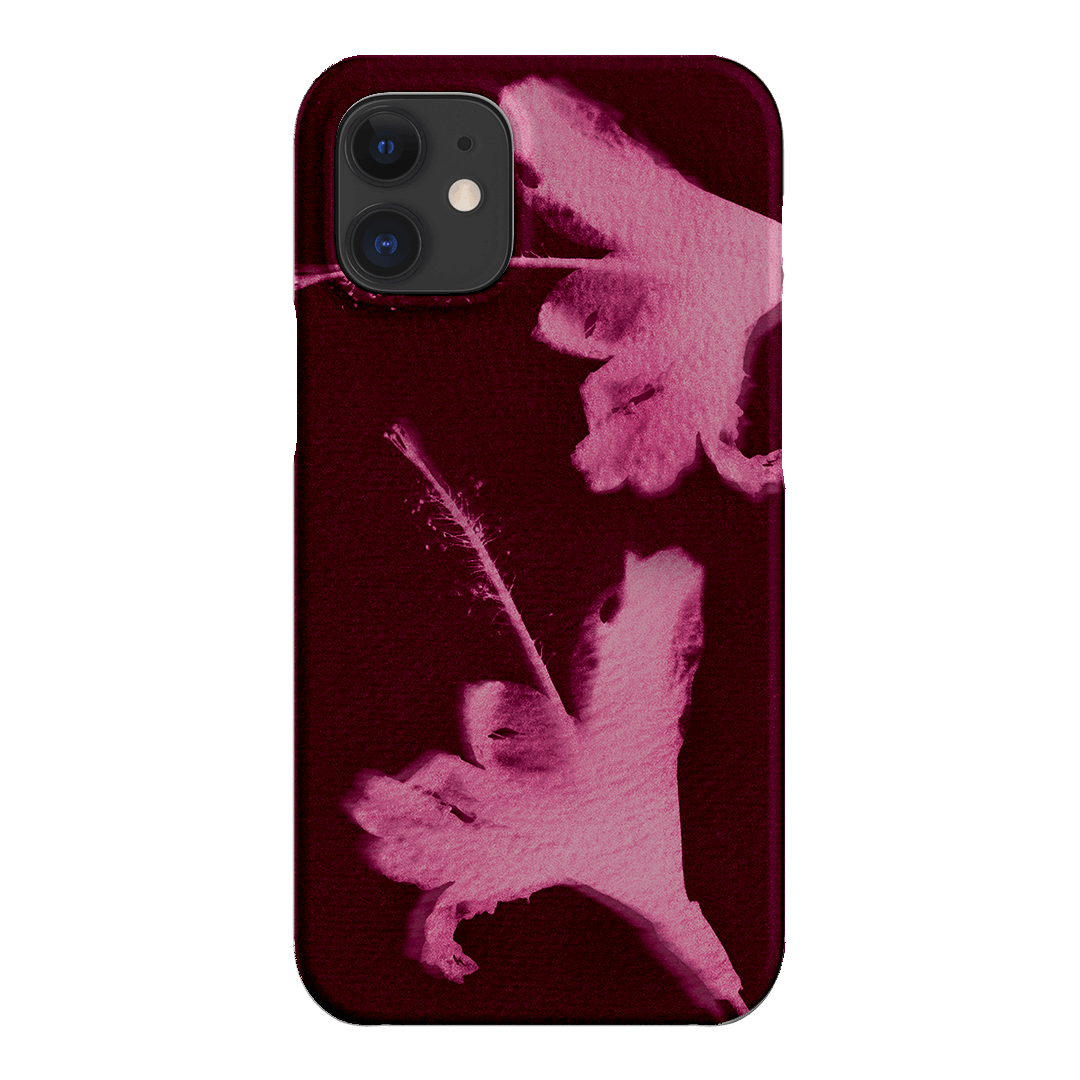 Hibiscus Glow Printed Phone Cases iPhone 12 Mini / Snap by Sally Hungerford - The Dairy