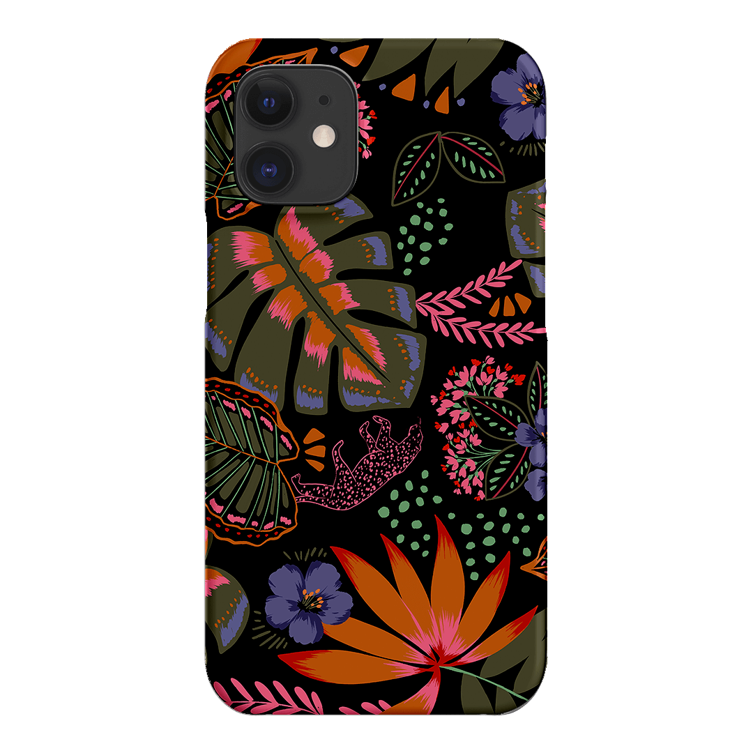 Jungle Leopard Printed Phone Cases iPhone 12 Mini / Snap by Charlie Taylor - The Dairy