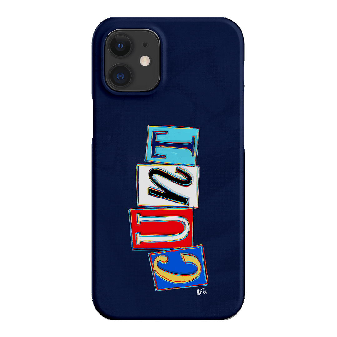 Lil Cnts Blue Printed Phone Cases iPhone 12 Mini / Snap by Margarbs Art - The Dairy