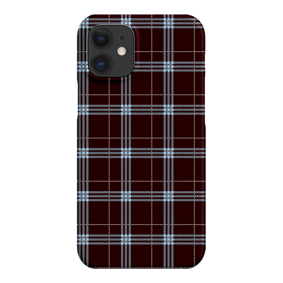 Mocha Plaid Printed Phone Cases iPhone 12 Mini / Snap by The Dairy - The Dairy