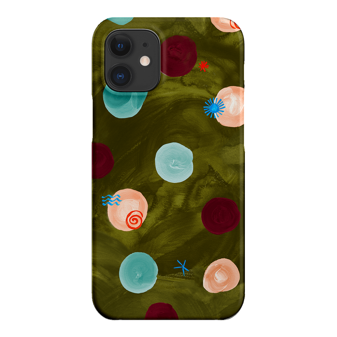Olive Spot Printed Phone Cases iPhone 12 Mini / Snap by Charlie Taylor - The Dairy