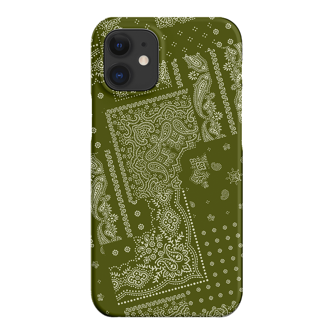 Paisley Fern Printed Phone Cases iPhone 12 Mini / Snap by The Dairy - The Dairy